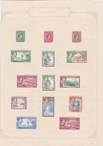 jamaica mounted mint stamps ref r8362