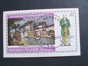 SCOTLAND-1979-CENTENARY DEATH OF SIR ROWLAND HILLS IMPERF: CTO S/S VERY FINE