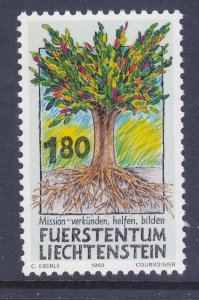 Liechtenstein 1003 MNH 1993 Church Missionary Work Issue Very Fine