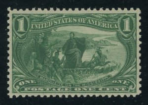 USA 285 - 1 cent Trans Mississippi - XF Mint Never Hinged - Sound Stamp