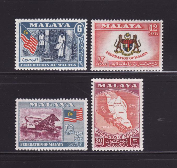 Malaya 80-83 Set MNH Various (B)