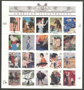 US - #3502 - Full Sheet - MNH - SCV-19.00