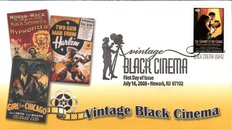 #4337 Vintage Black Cinema Fleetwood FDC