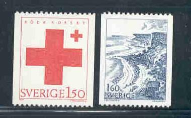 Sweden Sc 1466-7 1983 Red Cross stamp set mint NH