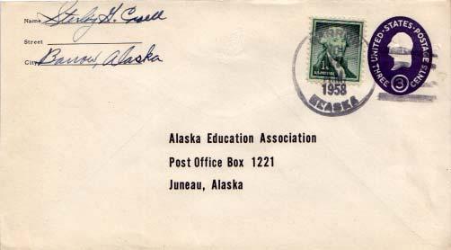United States, Alabama, 1954 Liberty, Postal Stationery