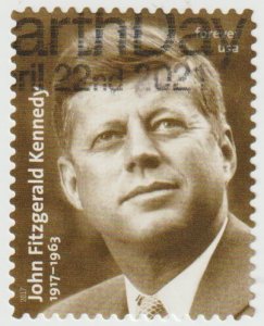 SC# 5175 - (49c) - President John F. Kennedy, Used Single Off Paper