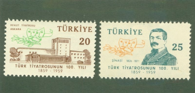 TURKEY 1434-5 MH BIN $1.00