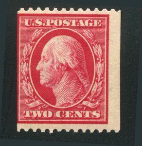 US #386 Horiz Perf 12 Strong Single Line Wmk - Mint Never Hinged CV $260.00