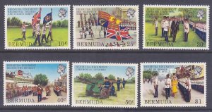 Bermuda 423-28 MNH 1982 Bermuda Regiment Royal Visit Full Set of 6 Very Fine 
