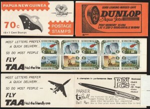 PAPUA NEW GUINEA 1972 National Day 7c booklet + 1973 Telecom booklets. MNH **.