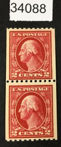 MOMEN: US STAMPS #442 MINT OG NH PAIR  LOT #34088