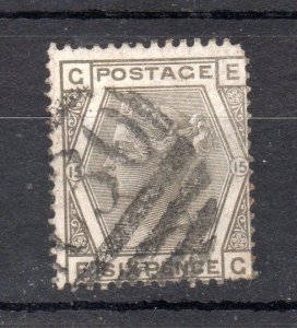 6d PLATE 15 USED ABROAD IN VALPARAISO