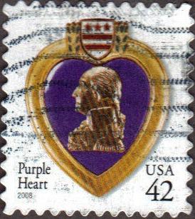 US Used 42 cent Scott# 4264 Purple Heart VF