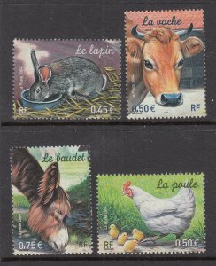 France 3018-3021 Animals MNH VF