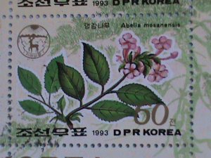 KOREA STAMP: 1993-KOREAN ENDEMIC PLANTS CTO-NH-MINI SHEET