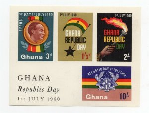 Ghana 1960 Early Issue Fine Mint Hinged 10S. Cover NW-167795