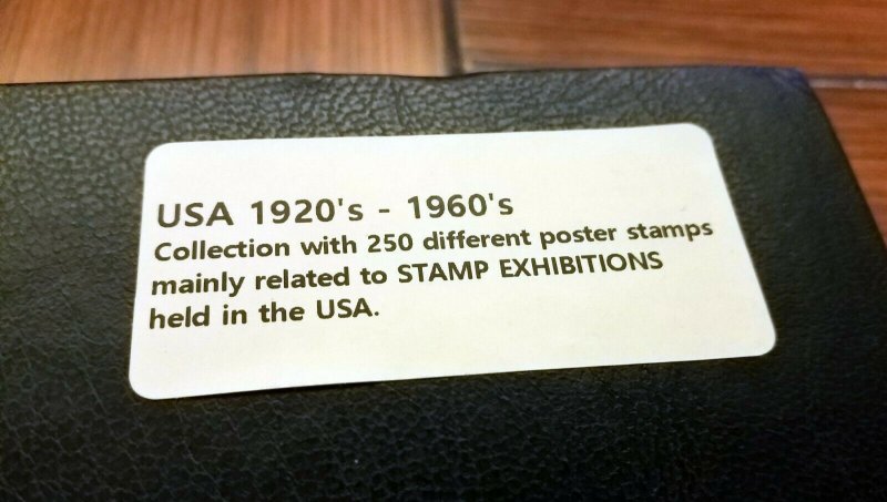 566 - COLLECTION w/ 250 AMERICAN PHILATELIC EXHIBITIONS CINDERELLAS