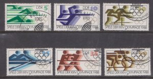 GERMANY - 1988 SUMMER OLYMPIC GAMES - 6V - USED