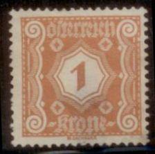 Austria 1922 SC# J103 Used