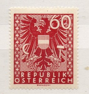 Austria 1945 Early Issue Fine Mint Hinged 60g. NW-264603