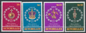 Seychelles      SC# 380 - 387   MNH   QE II Silver Jubilee    see details/scans 