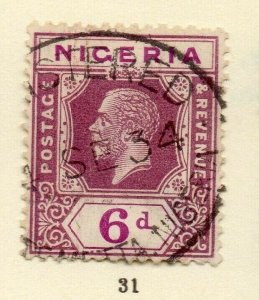 Nigeria 1920s Early Issue Fine Used 6d. NW-170220