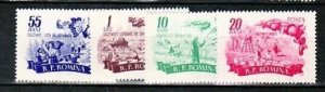 Romania Sc 1056-9 MNH Full Set of 1955 - Agriculture