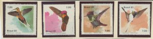 Brazil #1739-1742 Mint (NH) Single (Complete Set)