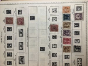 The New World Wide Postage Stamp Album Lots Of Old Stamps