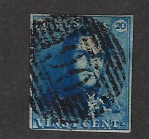 Belgium SC#2a Used VF SCV$160.00...in Demand!