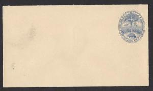 SEYCHELLES 1895 QV 15c TORTOISE / TURTLE Postal Stationery Envelope VF Unused