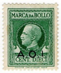 (I.B) Italy (East Africa) Revenue : Marca da Bollo 10c