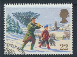 Great Britain  SG 1527 SC# 1341 Used / FU with First Day Cancel - Christmas 1990