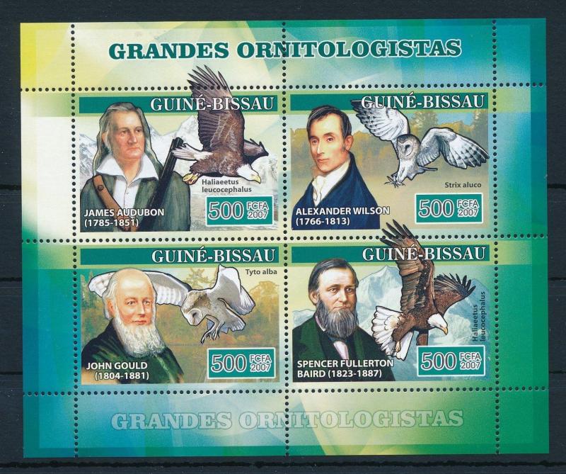 [25929] Guinea Bissau 2007 Birds Vögel Oiseaux Ucelli  Ornitology MNH