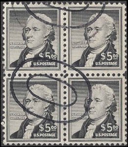 1053 Used... Block of 4... SCV $27.00