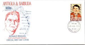 Antigua, Worldwide First Day Cover, Americana