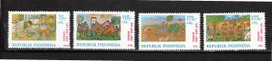 Indonesia 1984 MNH Sc B228-231