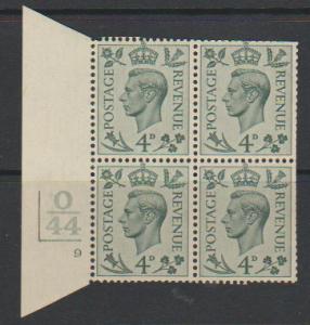 GB George VI  SG 468 Control O44 Cyl 9 