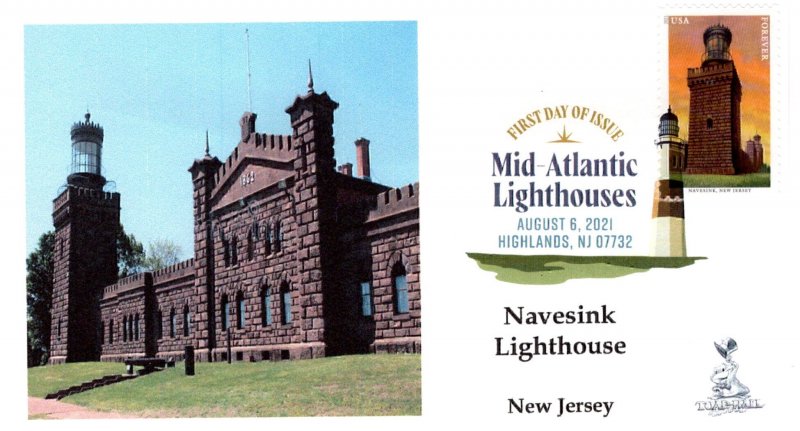 Mid-Atlantic Lighthouses #2 of 5 FDC w/ DCP