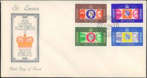 Saint Lucia, Worldwide First Day Cover, Royalty