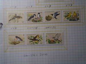 Grenada  Grenadines  #  590-96   MNH  Birds