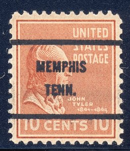 Memphis TN, 815-61 Bureau Precancel, 10¢ Tyler