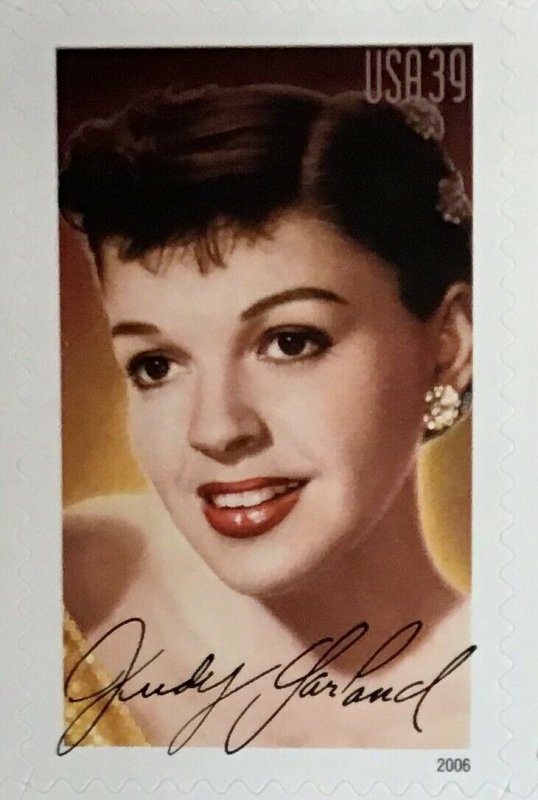 4077  Judy Garland Hollywood Actress  MNH 39 c  sheet of 20  FV $7.80 