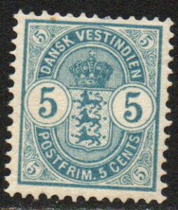 Danish West Indies Sc #22 Mint Hinged
