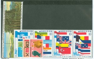 Korea #954/980a Unused Single (Complete Set)