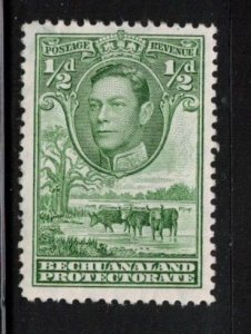 BECHUANALAND Scott # 124 MH - KGVI & Cattle