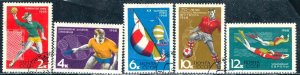 Russia; 1968: Sc. # 3487-3491: Used CTO Cpl. Set