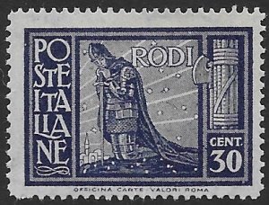 Italy-Rhodes 19 1929 30c fine mint  hinged