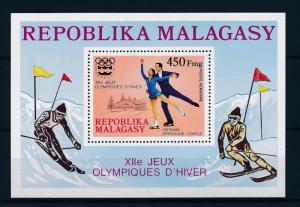 [55747] Madagascar Malagasy 1975 Olympic Winter Games Figure skating MNH Sheet