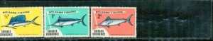 Grenada Fishes , 3 stamps